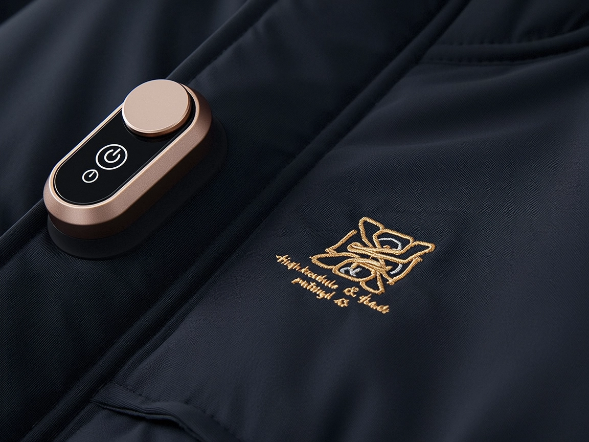 Custom embroidered Heated Jacket