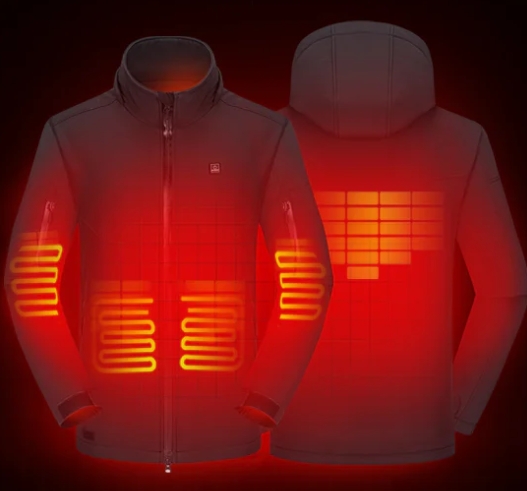 dewbu HEATED JACKET DETACHABLE HOOD