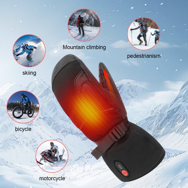 womens heated ski gloves