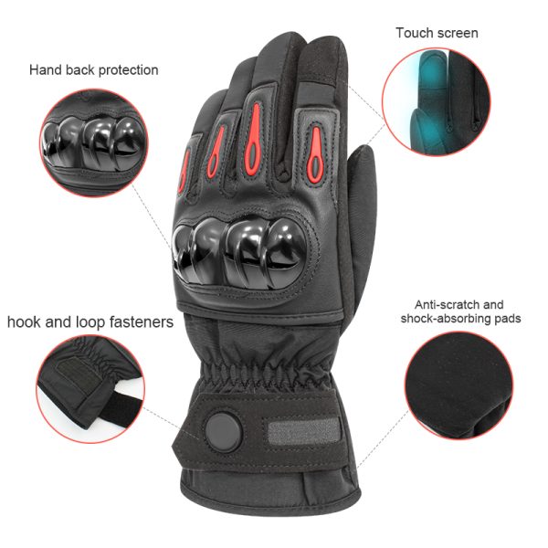 mens heated ski gloves