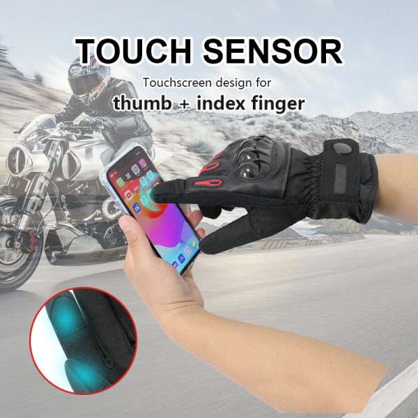 mens heated ski gloves